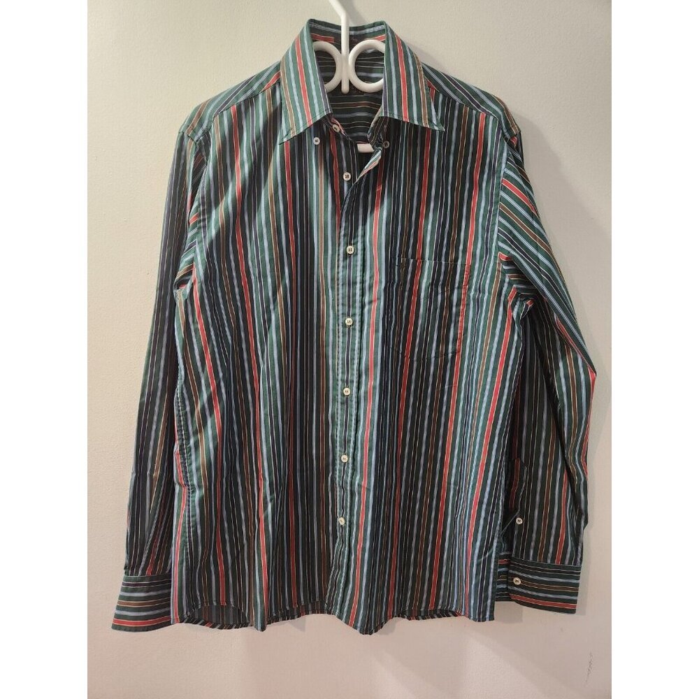 Paul And Shark Yachting Men Shirt Made In Italy Size 41 Long Sleeves Pre-Owned